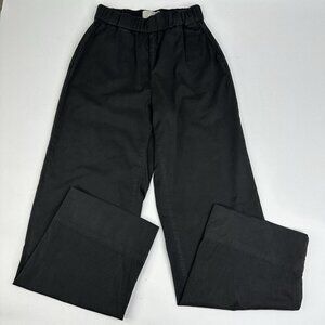 Everlane Women’s Black Organic Cotton The Easy Pant Minimalist Trouser W23/L28.5